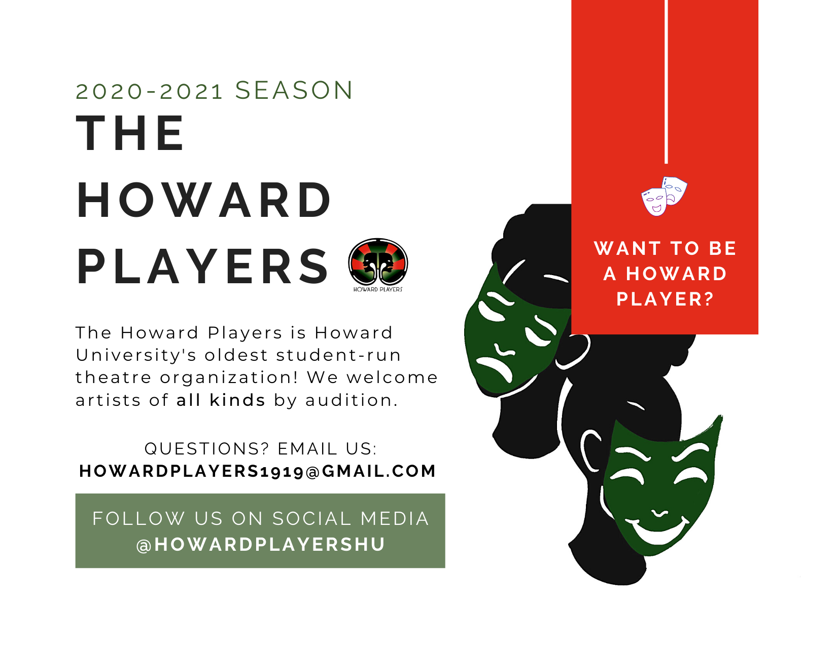 Join the Howard Players!- FA 20