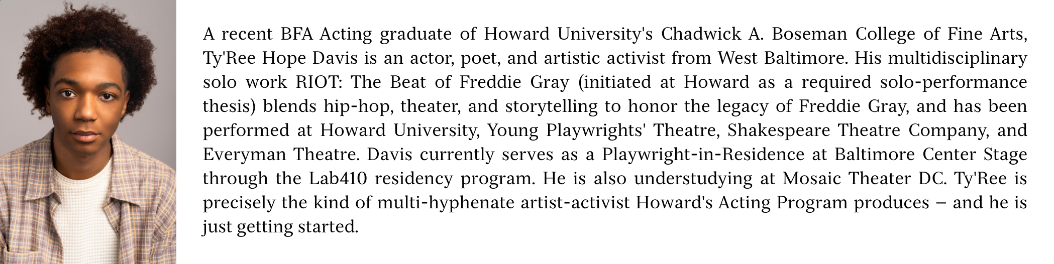 Ty'Ree Hope Davis Bio