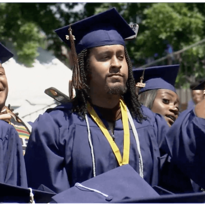 students of the graduating class of 2025, Chadwick A. Boseman College of Fine Arts