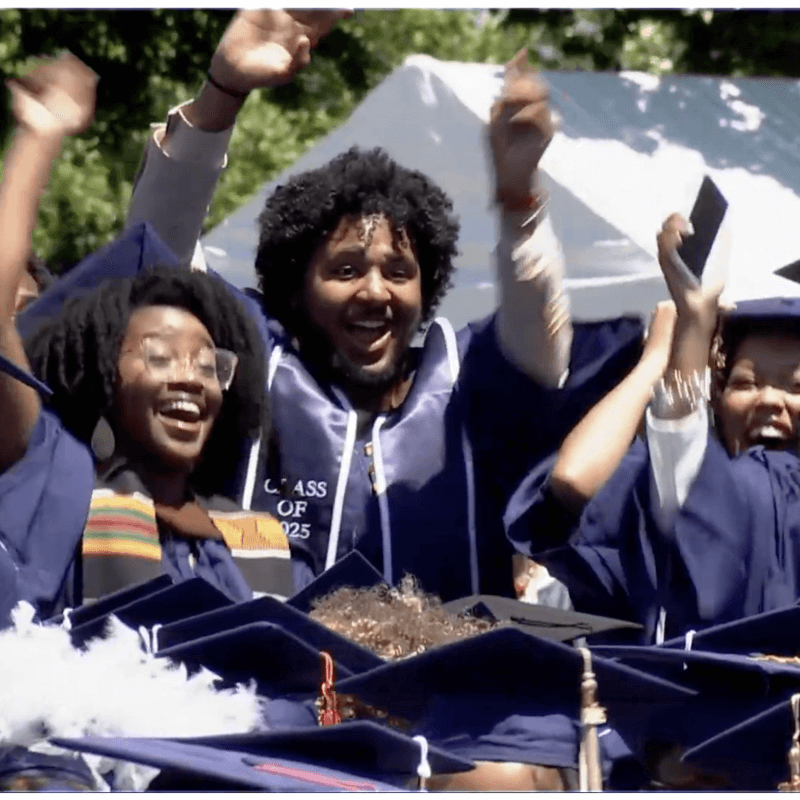 students of the graduating class of 2025, Chadwick A. Boseman College of Fine Arts