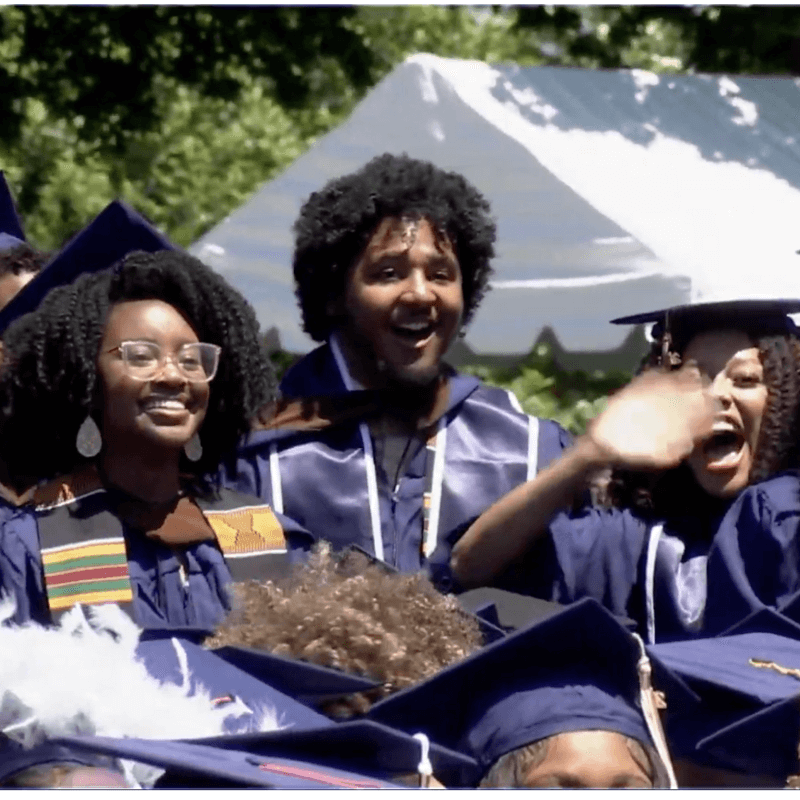 students of the graduating class of 2025, Chadwick A. Boseman College of Fine Arts