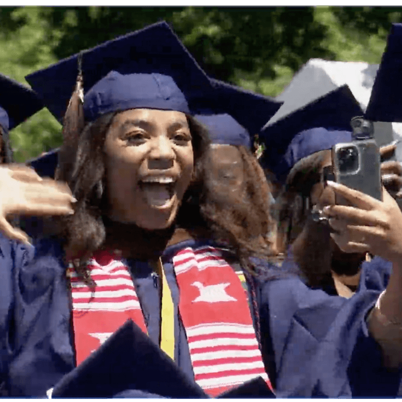 students of the graduating class of 2025, Chadwick A. Boseman College of Fine Arts
