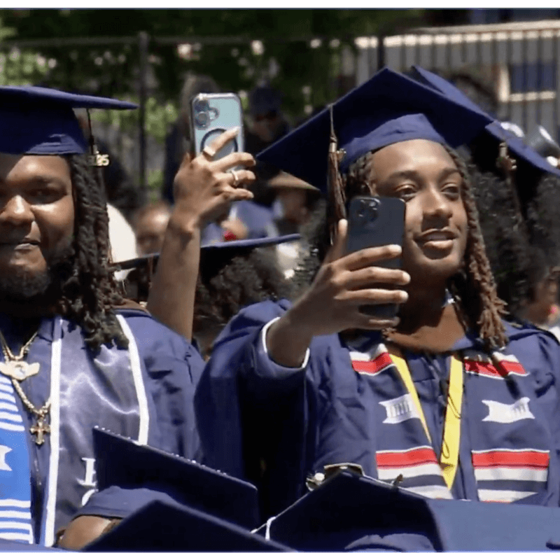 students of the graduating class of 2025, Chadwick A. Boseman College of Fine Arts