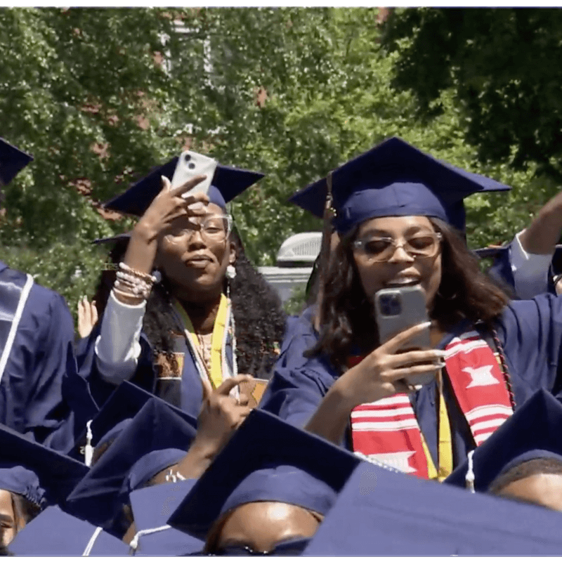 students of the graduating class of 2025, Chadwick A. Boseman College of Fine Arts