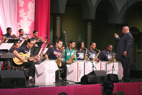 The Howard University Jazz Ensemble.