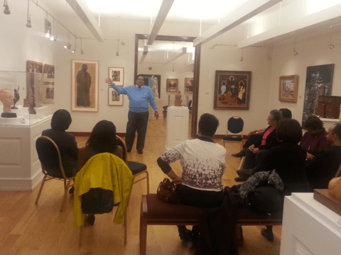 A presentation at the Howard University Gallery of Art.