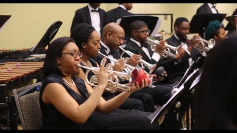 The Howard University Concert Band.