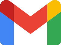 Blue Red Yellow Green letter M for Gmail logo