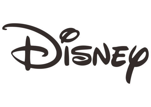 Disney logo in black lettering