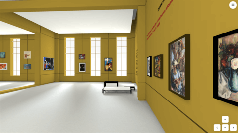 Driskell virtual exhibition installation photo