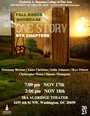 One Story, Syx Chapters, Fall Dance Showcase