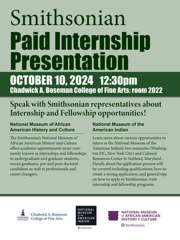 Smithsonian Paid Internship Opportunities