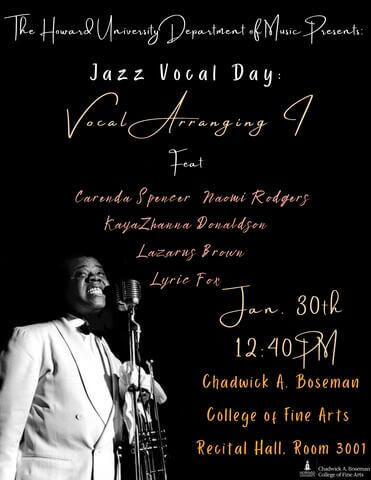 Jazz Vocal Day 1.30.2025