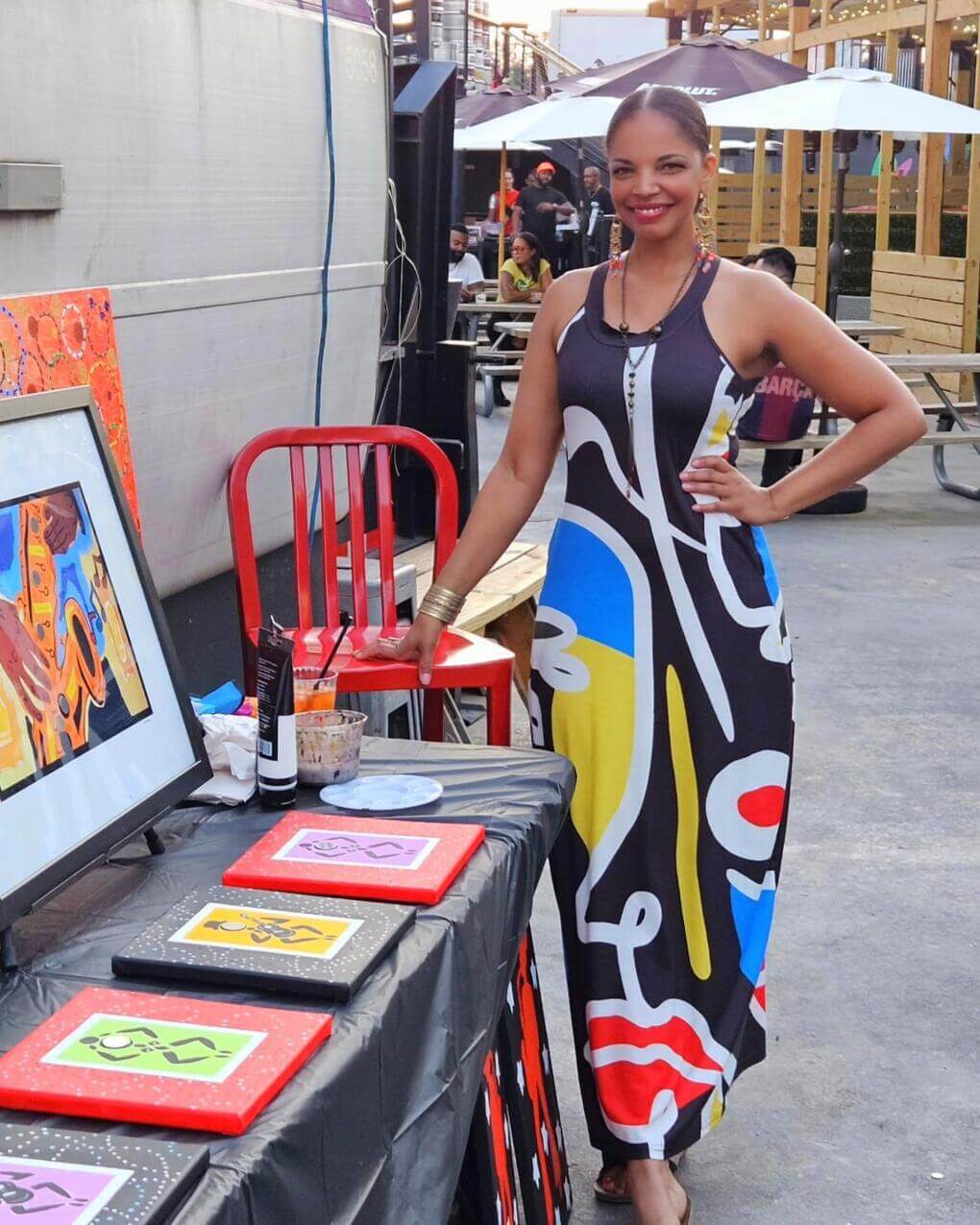 Summer Brown Art with Art