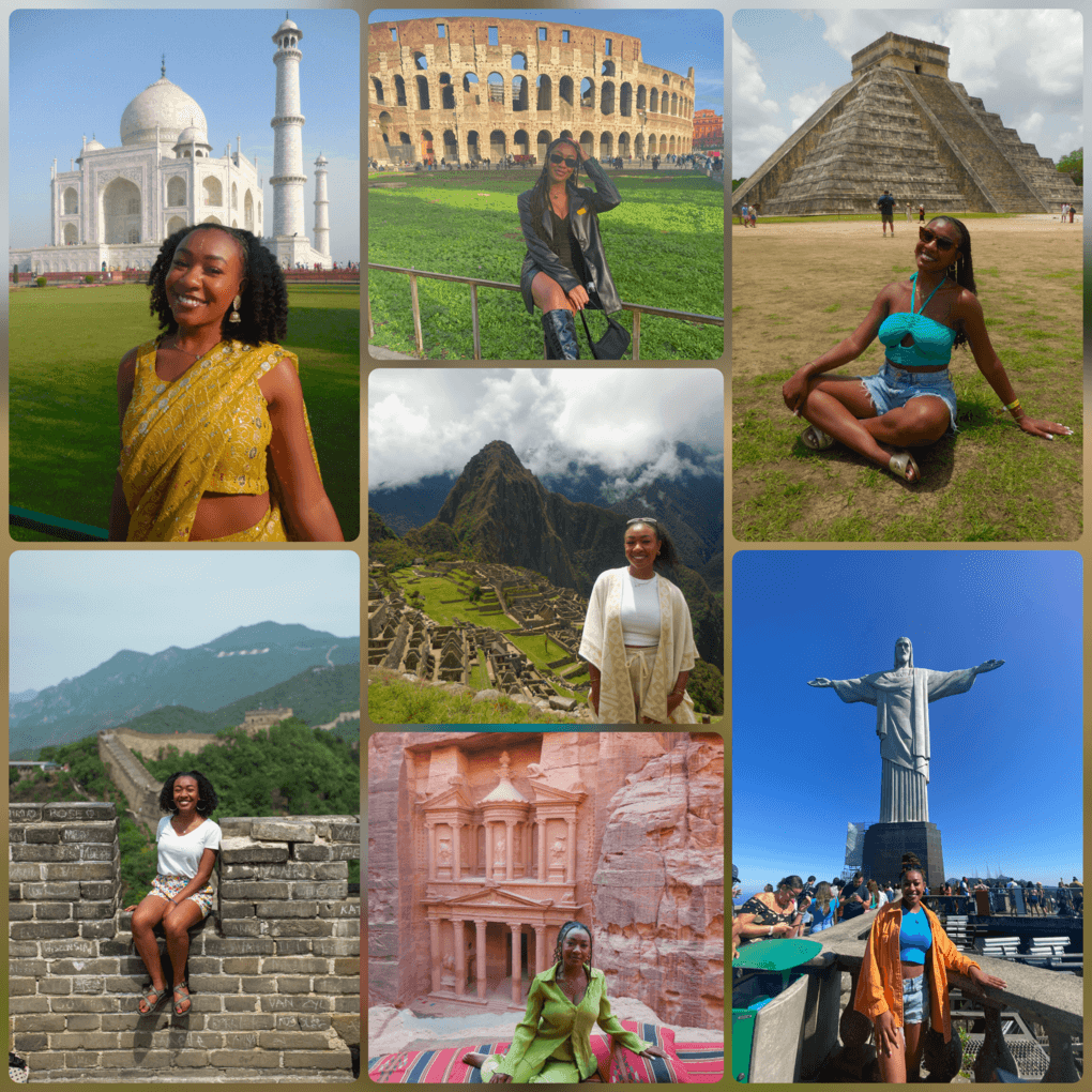 Kendall Robinson at the New Seven Wonders of the World