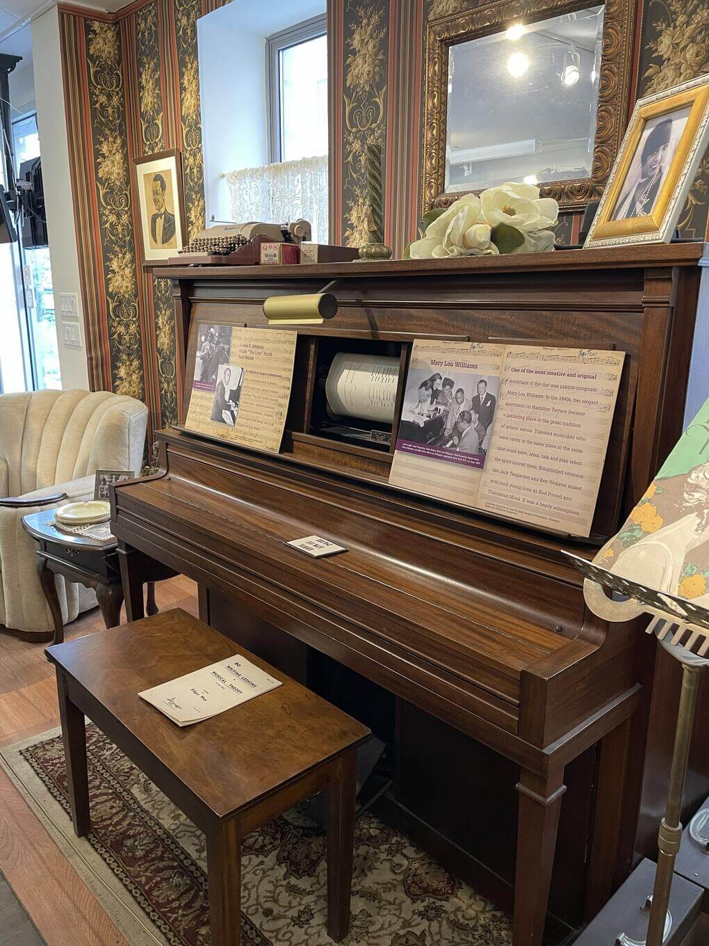 Historic piano on view at the National Jazz Museum 