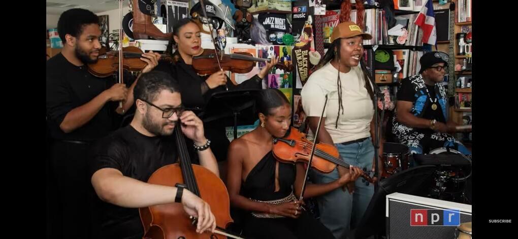 Clarke on NPR's Tiny Desk