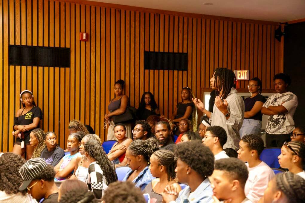 A Student Asks Question During DoTA Town Hall
